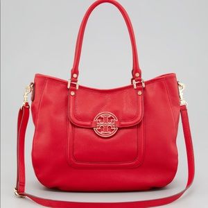 Tory Burch Amanda Classic Leather Hobo